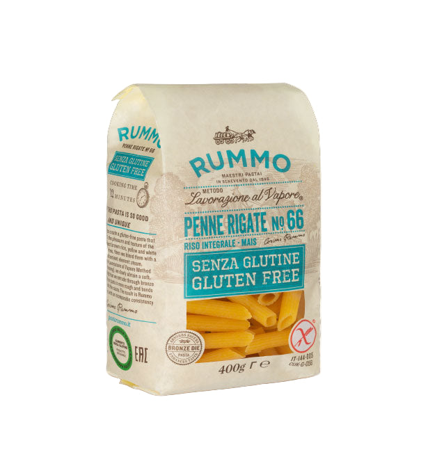 Paste fara gluten RUMMO PENNE RIGATE  Nº 66 400g