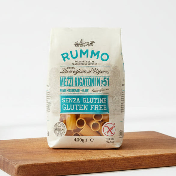 Paste Fără Gluten Mezzi Rigatoni nr. 51 400g – Rummo