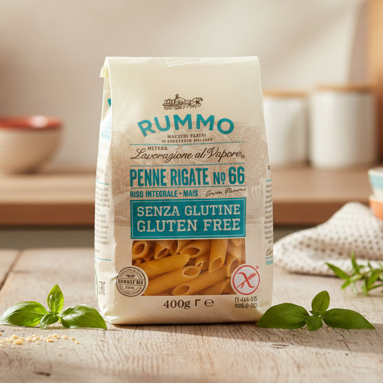 Paste fara gluten RUMMO PENNE RIGATE  Nº 66 400g