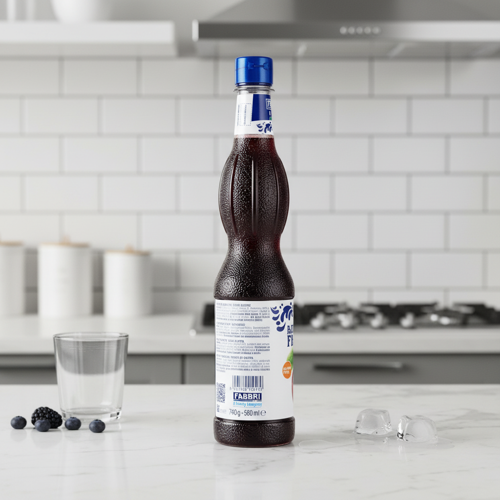 Fabbri – Sirop din Cireșe Amarena Italiene Clasic 560 ml – Aromă Intensă & Versatil pentru Băuturi și Deserturi