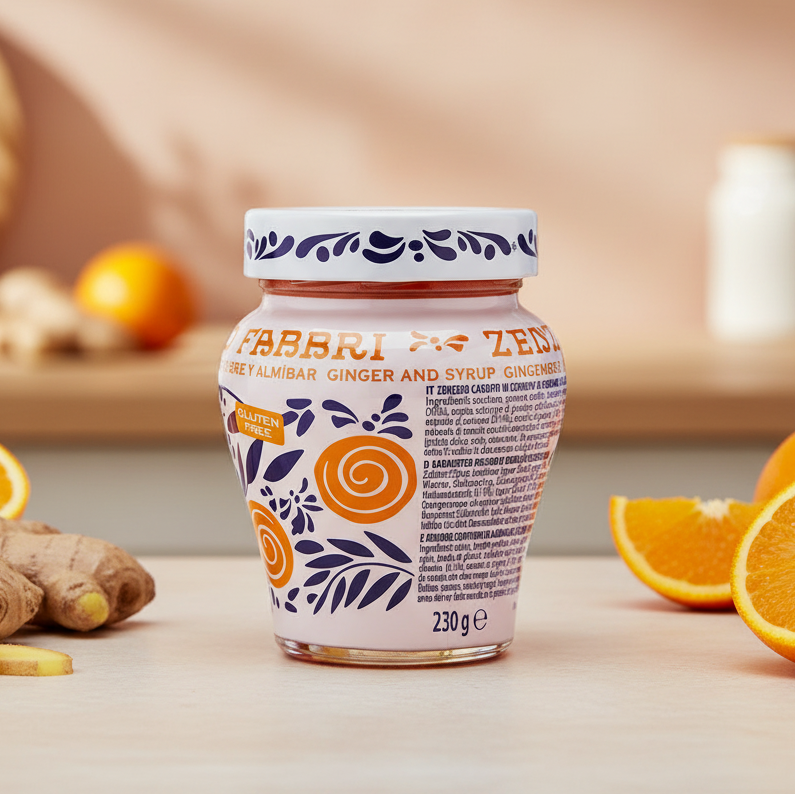 Ghimbir în sirop 230g Fabbri Zenzero (Fără gluten)