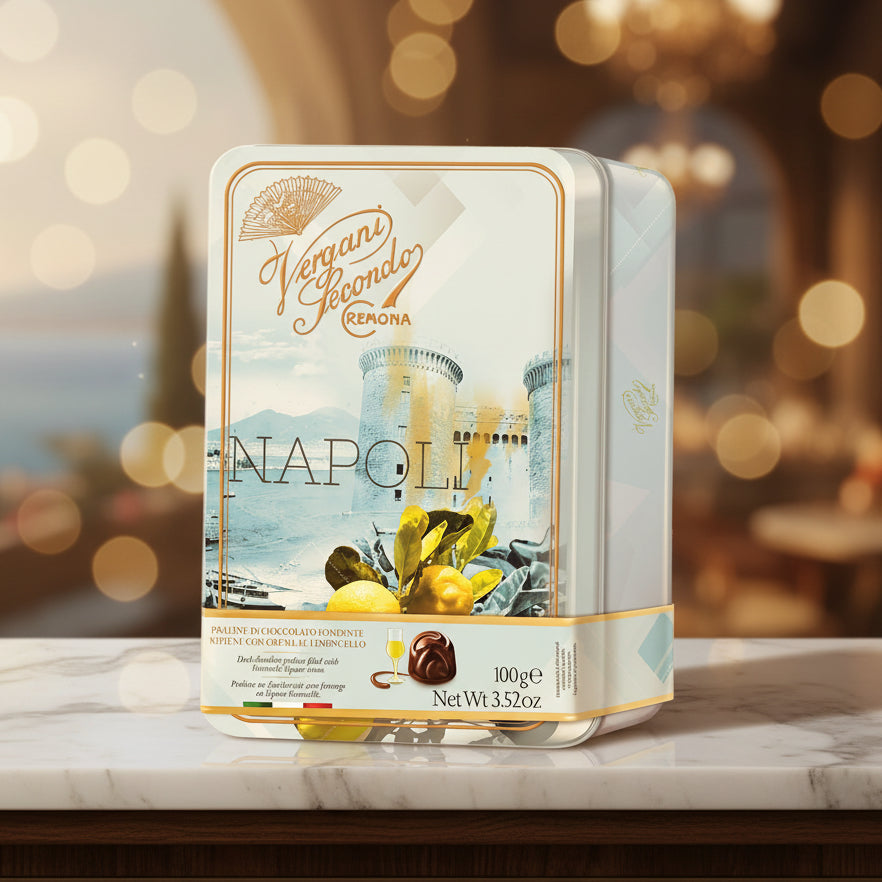Praline Latta Napoli (Ciocolată Fondente cu Cremă de Limoncello) - Vergani