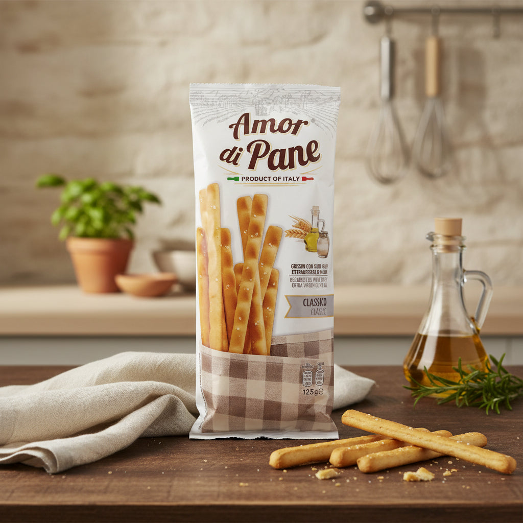 Amor di Pane – Grisine sărate clasice 125 g