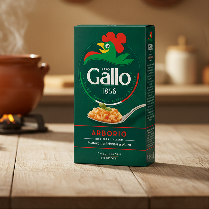 Orez Arborio Premium pentru Risotto 1kg – Riso Gallo