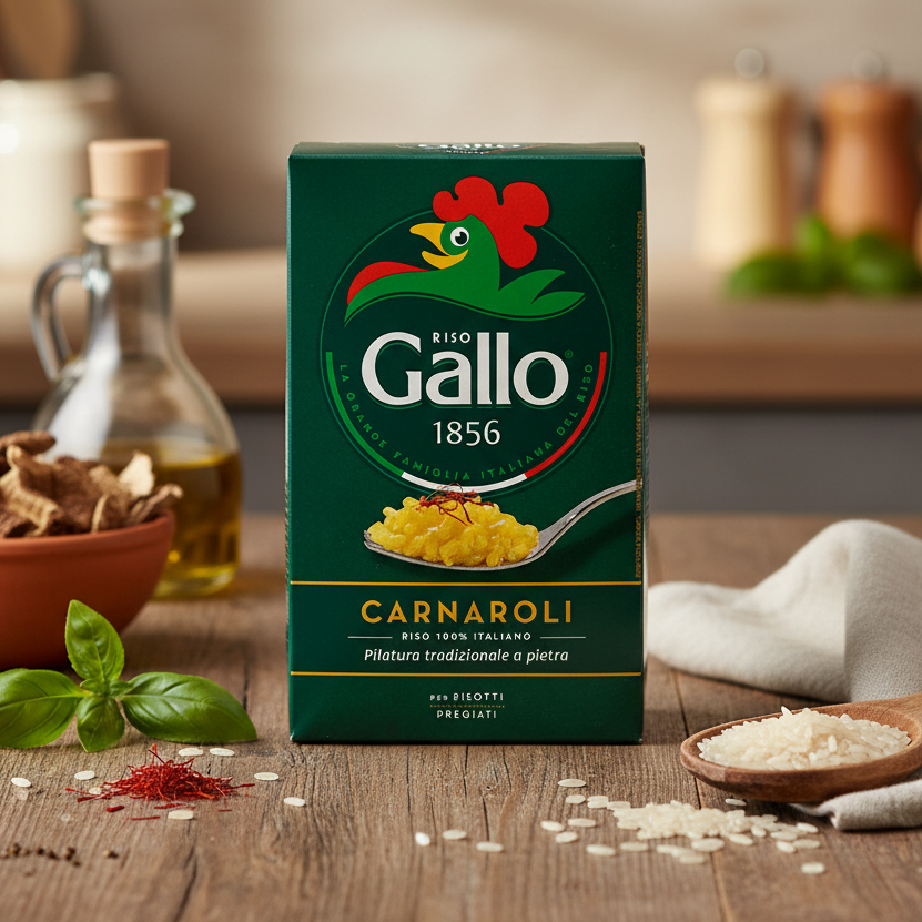 Orez Carnaroli Premium pentru Risotto 1kg – Riso Gallo