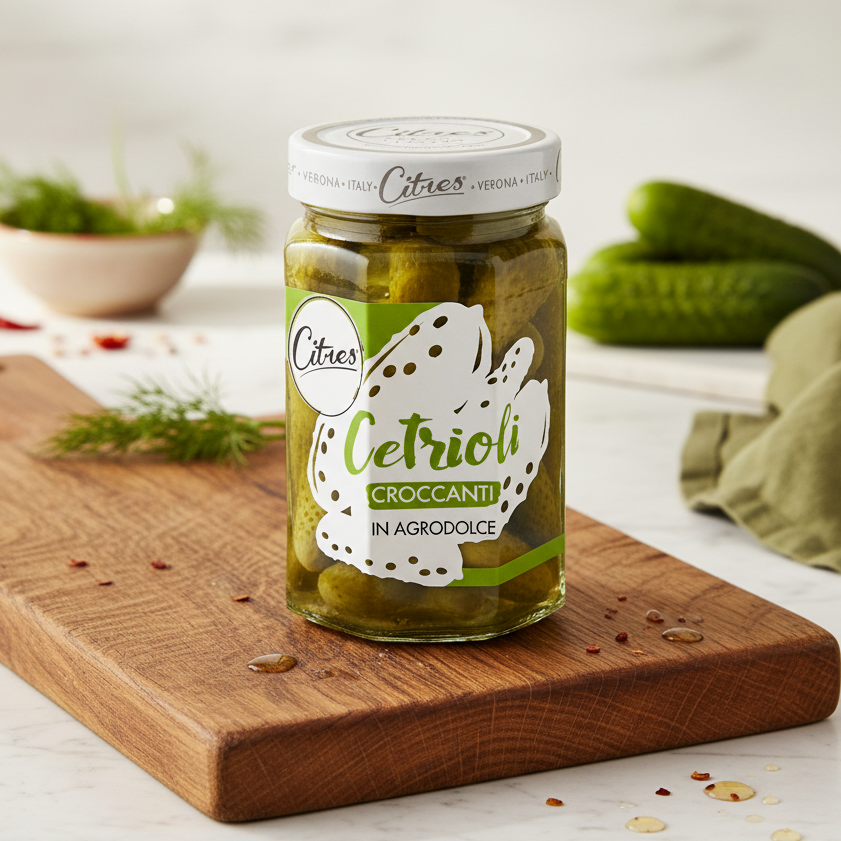 Citres – Castraveți murați în sos dulce-acrișor 290 g