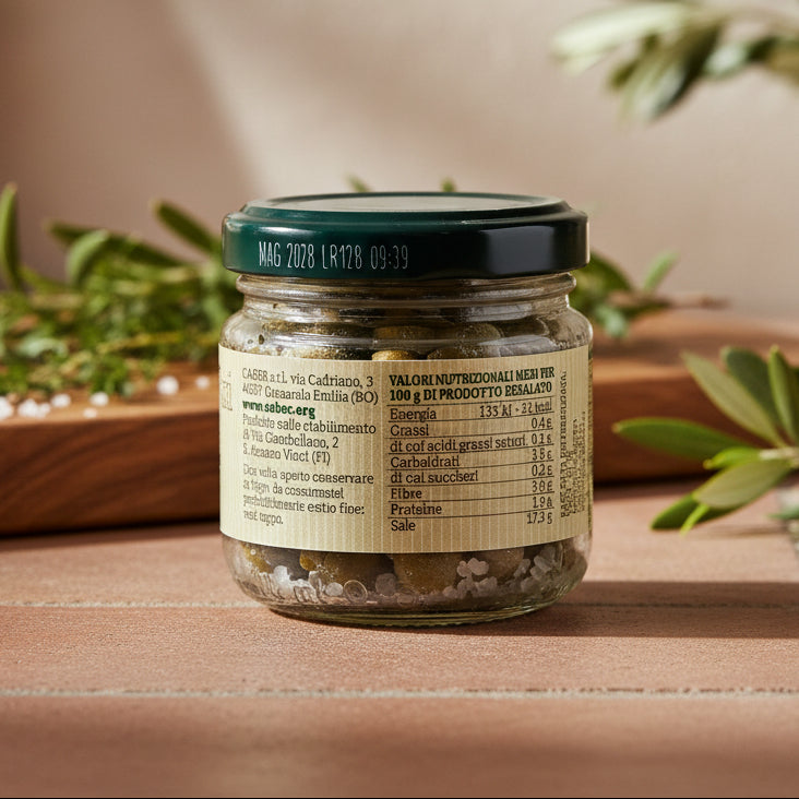 Capere în sare 70g – Caber (Italia)