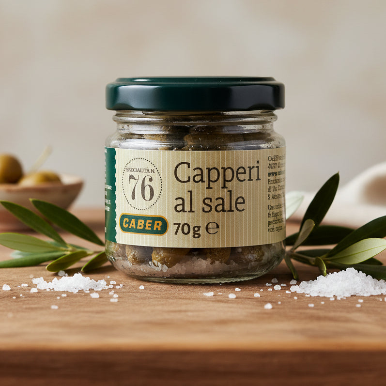 Capere în sare 70g – Caber (Italia)