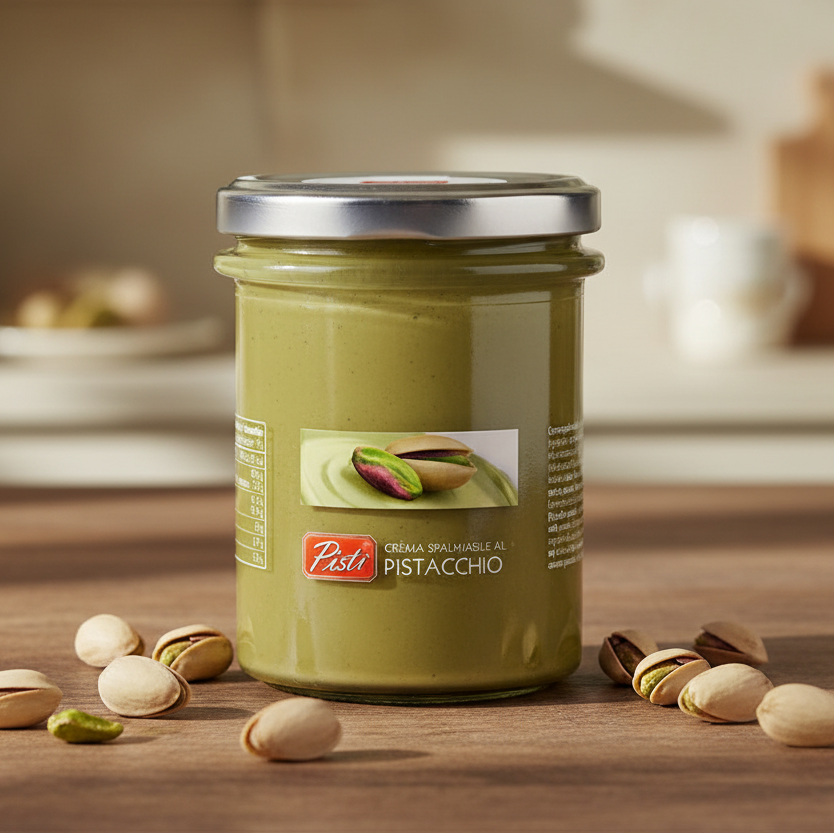 Pisti – Cremă spalmabilă premium de pistachio 200 g | Pistì Crema al Pistacchio