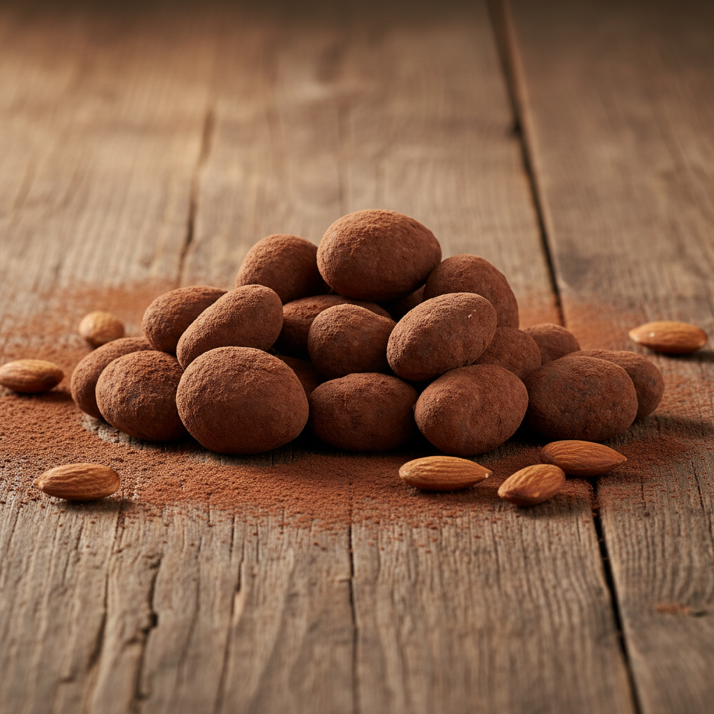 Pistì – Chicchi di Pistacchio | Bomboane de fistic în ciocolată neagră 70% 200g