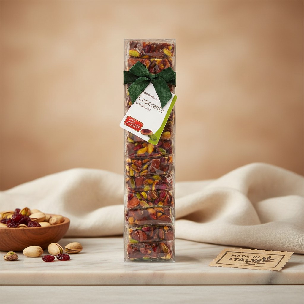 Bucăți Crocante cu Fistic și Migdale din Sicilia 150g – Pisti