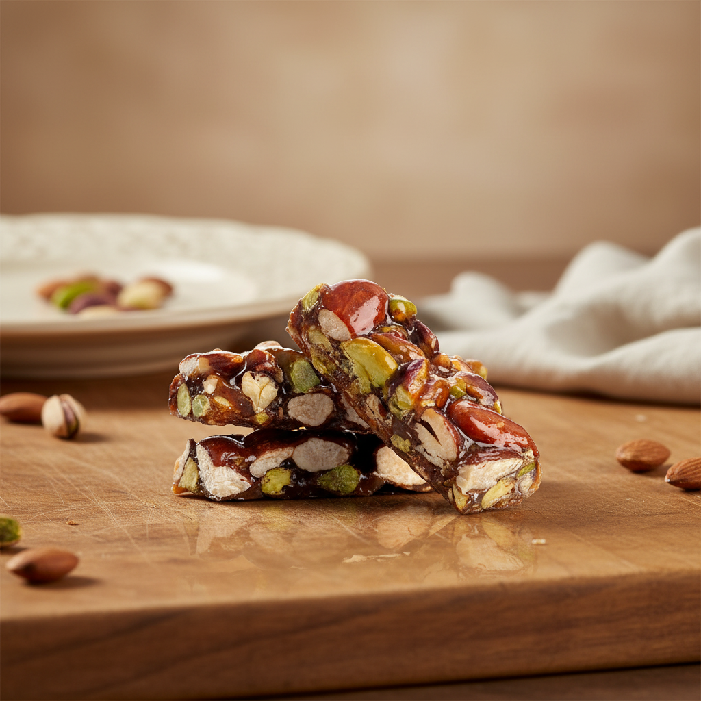 Bucăți Crocante cu Fistic și Migdale din Sicilia 150g – Pisti