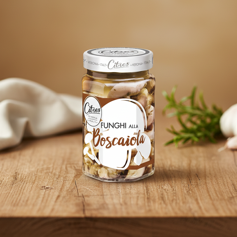 Citres – Funghi alla Boscaiola (mix de ciuperci în ulei de floarea-soarelui) 290 g