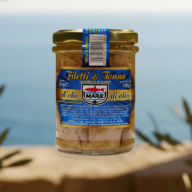 File de ton în ulei de măsline 185g – Mare (Italia)