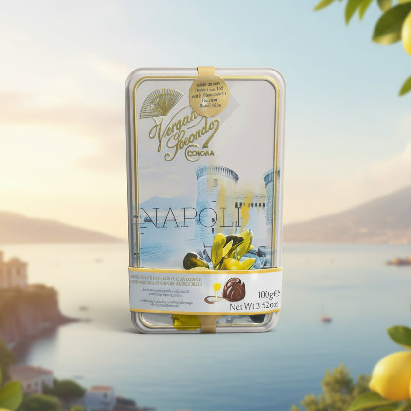 Vergani – Praline Latta Napoli (Ciocolată Fondente cu Cremă de Limoncello)