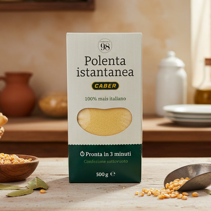 Mălai italian instant pentru mămăligă – CABER 500 g