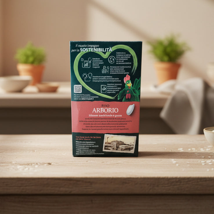 Riso Gallo – Orez Arborio cu bob mare, Riserva 100% italian