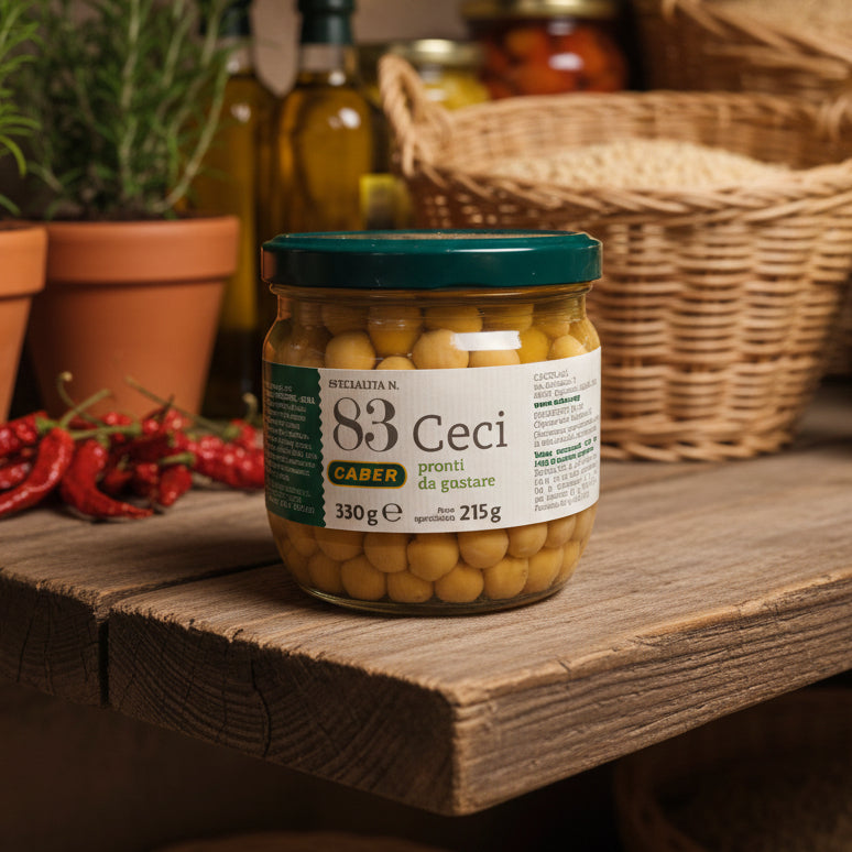 Năut fiert în apă și sare 330g – Caber