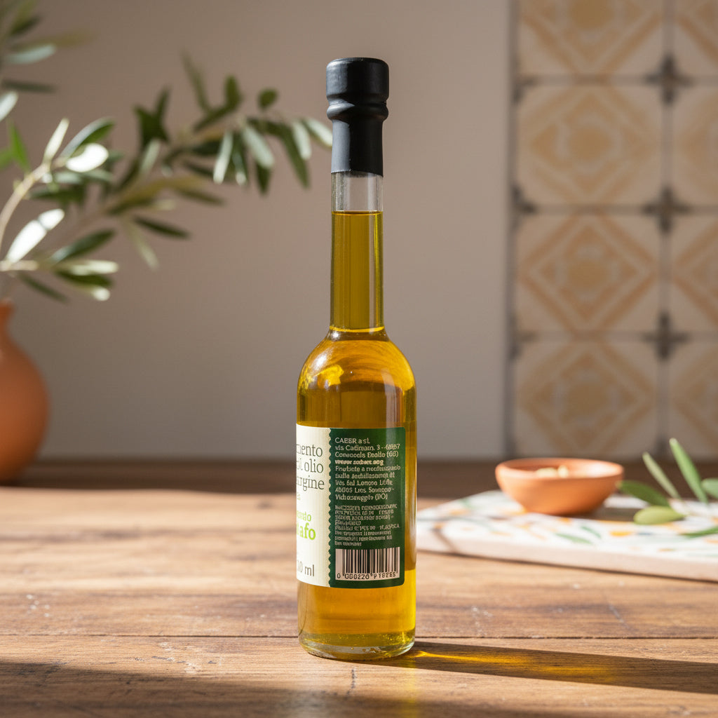 Ulei extravirgin de măsline aromatizat cu trufe 100 ml – Caber