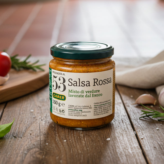 Sos roșu din legume proaspete 280g – Caber