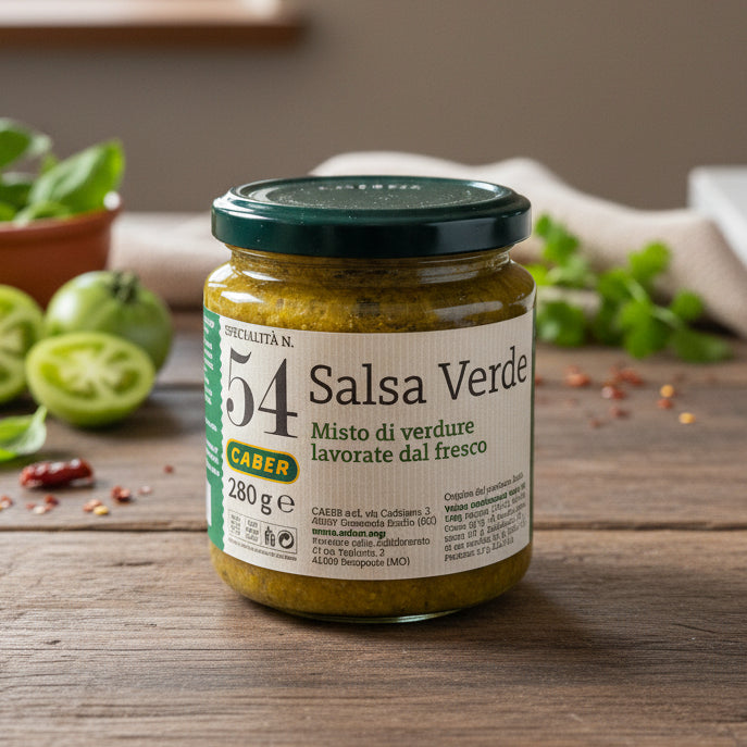 Sos verde din legume proaspete 280g – Caber