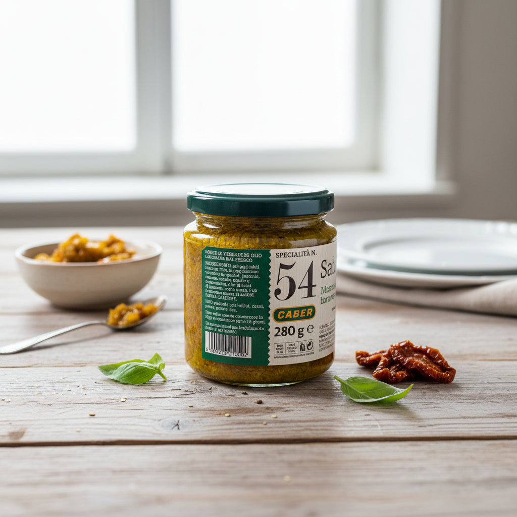 Sos verde din legume proaspete 280g – Caber