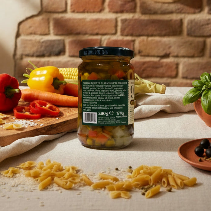 Mix de legume pentru orez și paste 280g – Caber (Italia)