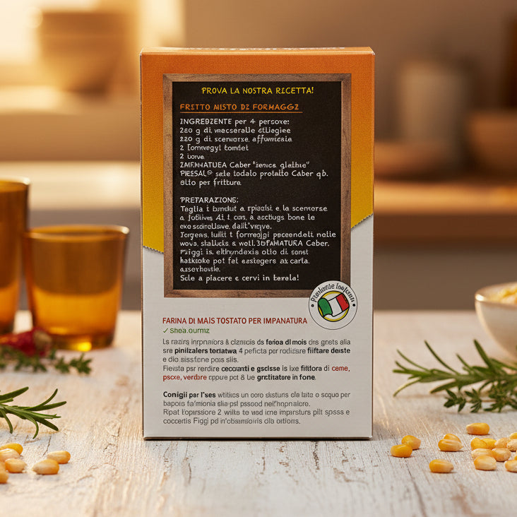 Mix pentru pane Caber 375g – fără gluten, fără aditivi, din porumb italian