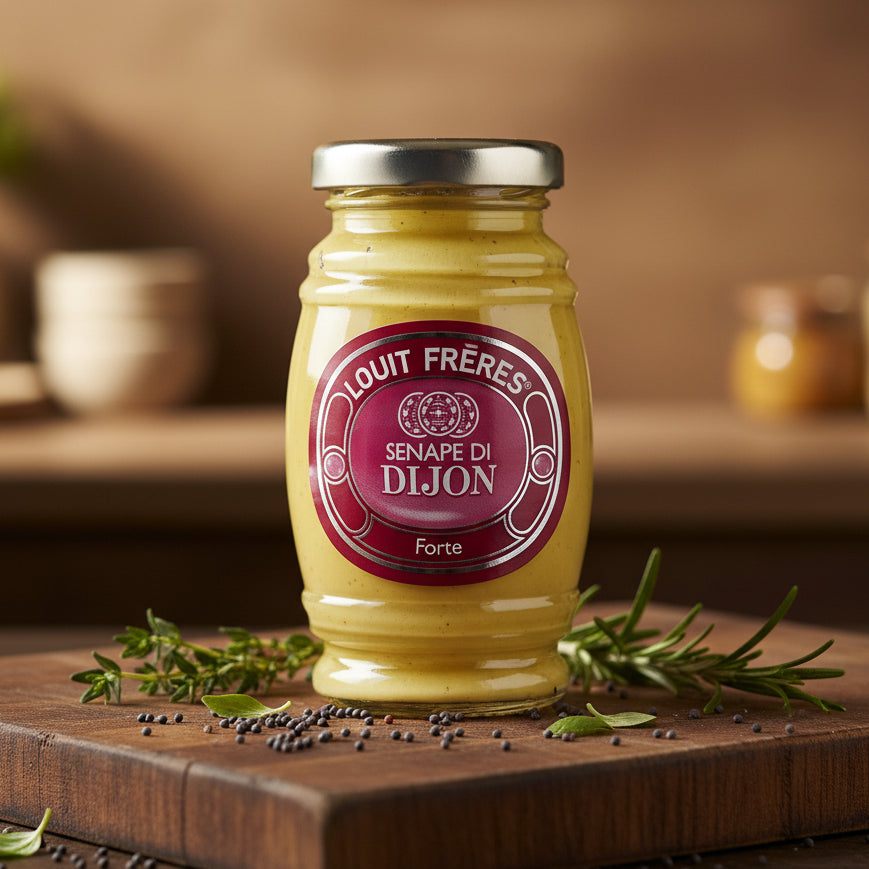 Muștar Dijon Forte Louit Frères “Senape di Dijon” 130g – Italia