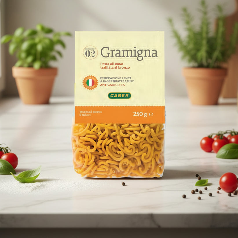 Paste cu ou Caber GRAMIGNA 250G