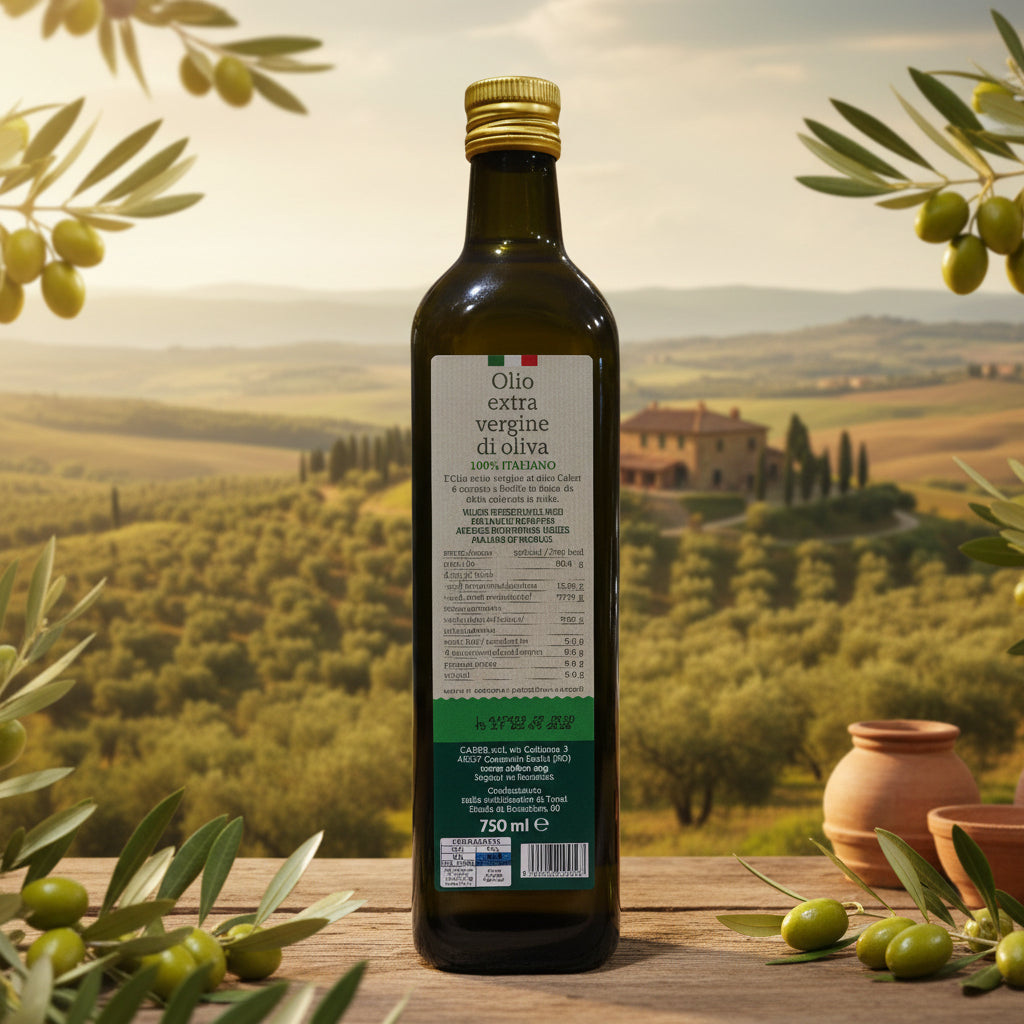 Ulei de măsline extravirgin Caber 750ml – 100% italian, presat la rece