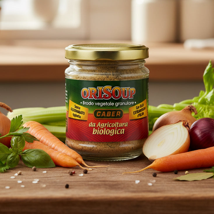 OriSoup – Vegeta BIO cu ulei extravirgin de măsline, 125g – Caber