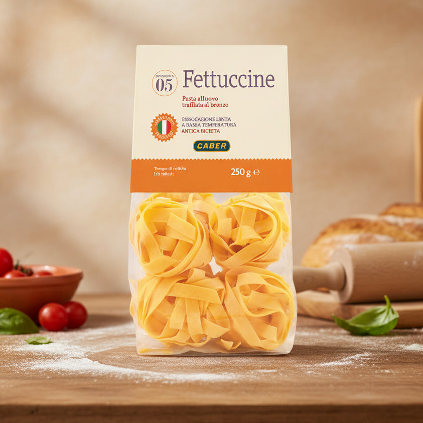 Fettuccine din griș de grâu dur Caber 250g — Băcănia Befana Cluj-Napoca