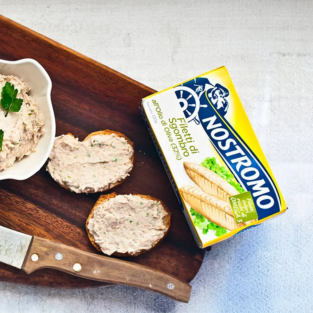 File de Macrou în Ulei de Măsline 120g – Nostromo