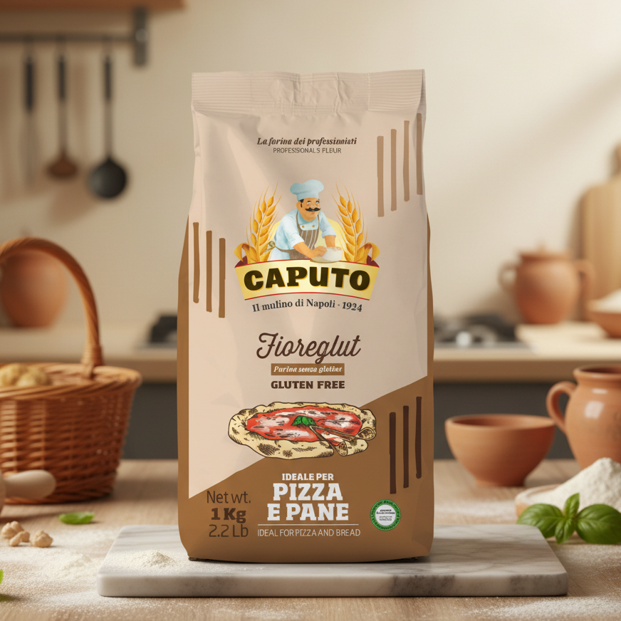 Făină fără gluten pentru pizza și pâine 1 kg - Caputo Fioreglut (Fără gluten)