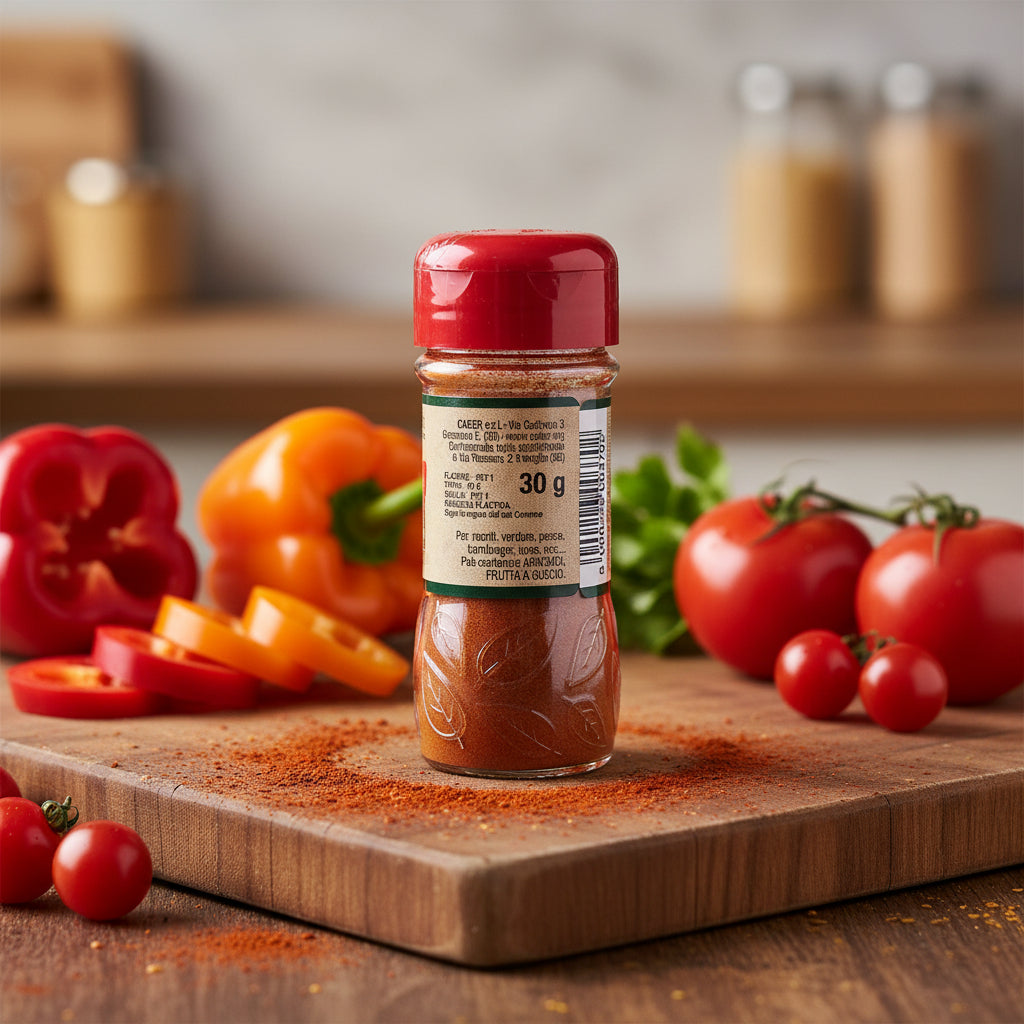 Paprika dulce măcinată Caber 30g – Italia