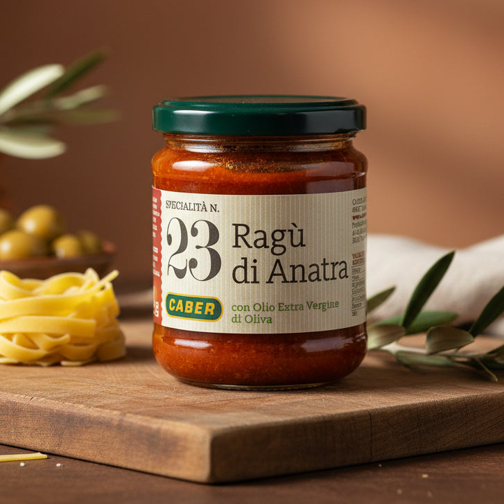 Ragù di Anatra – legume si carne de rata, Specialitatea Nr. 23 – Caber, 180g