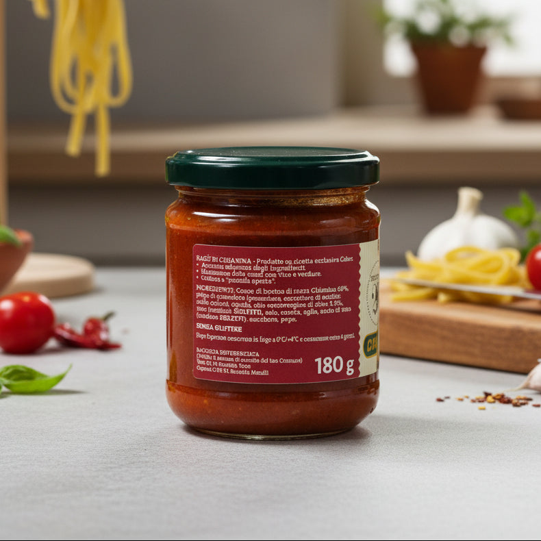 Ragù di Chianina – legume si carne de vita, Specialitatea Nr. 20 – Caber, 180g