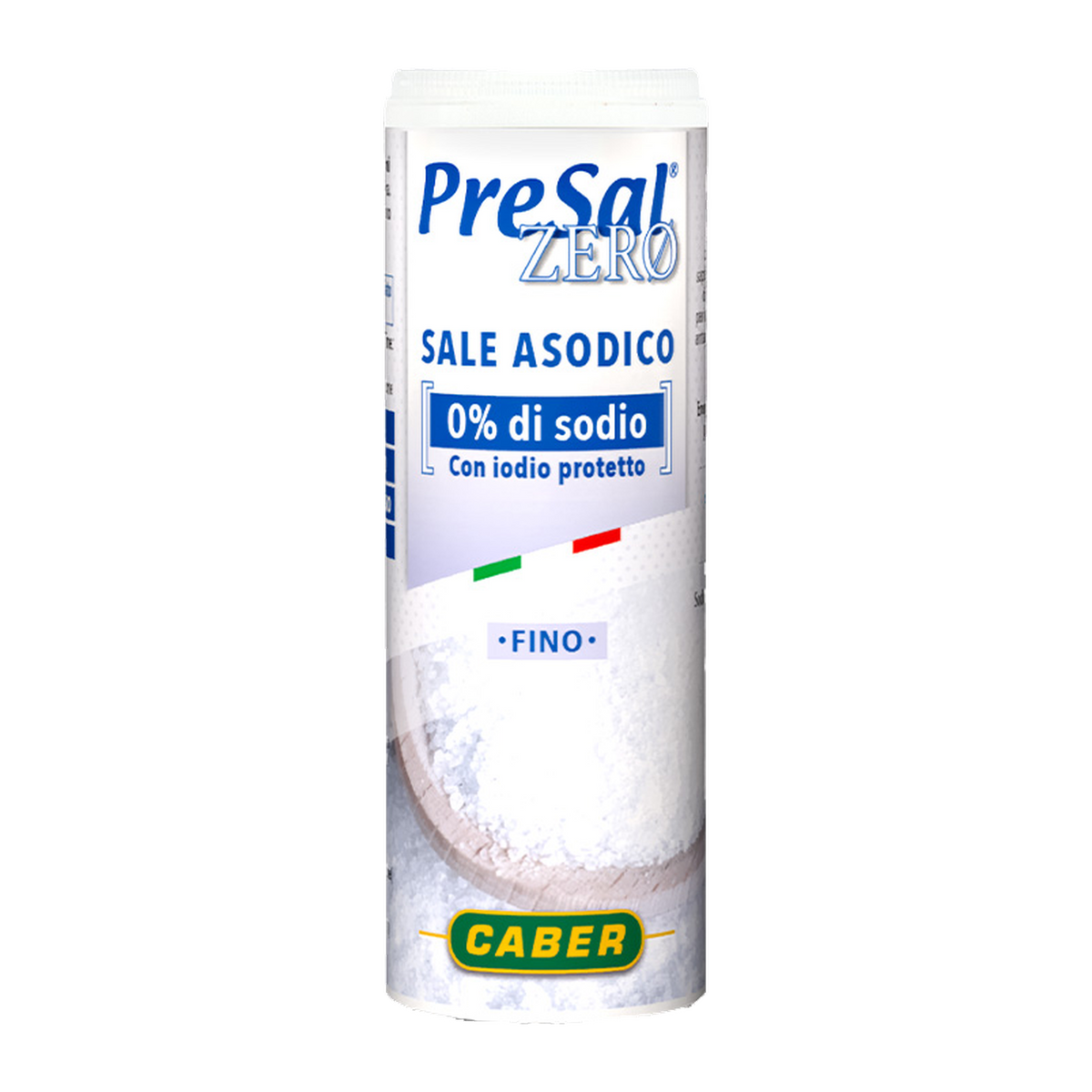 Sare dietetică fără sodiu PreSal Zero Caber 180g, asodică cu iod protejat — Băcănia Befana Cluj-Napoca
