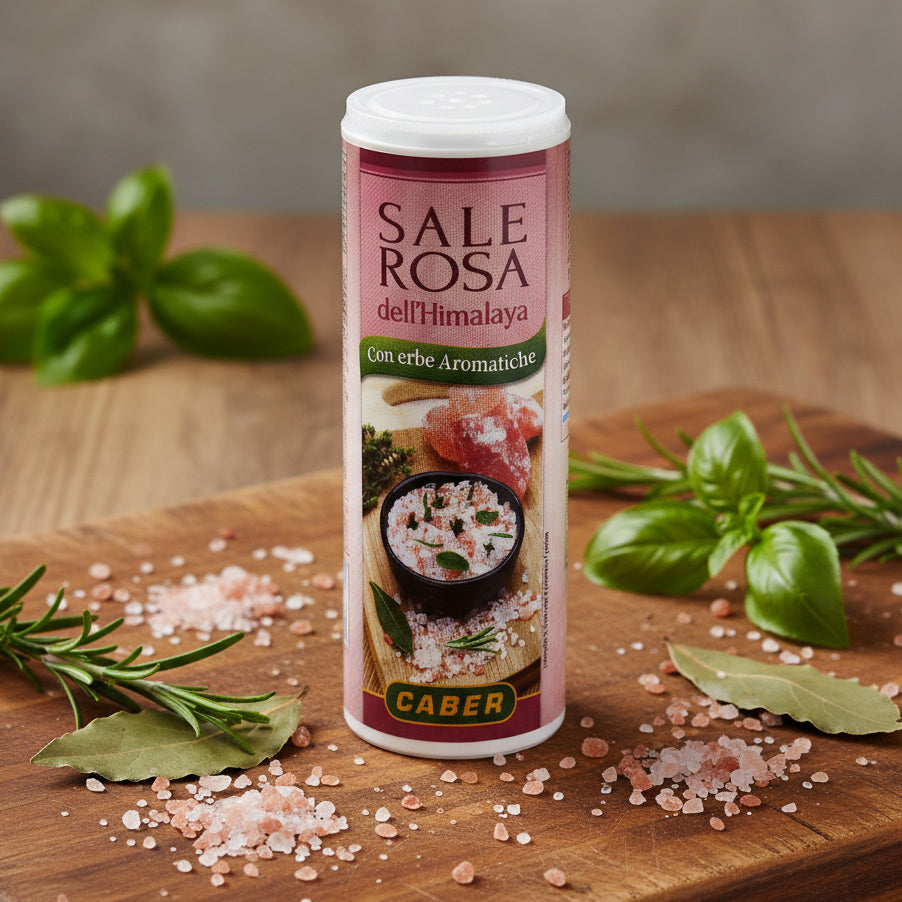 Sare Roză de Himalaya cu Ierburi Aromatice – 100g – CABER