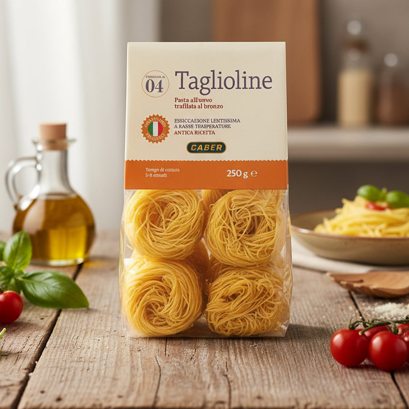 Taglioline din griș de grâu dur Caber 250g — Băcănia Befana Cluj-Napoca