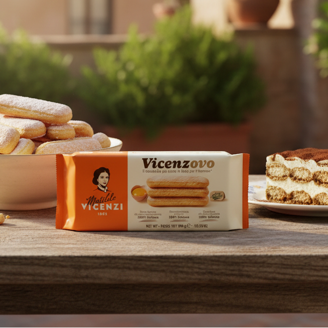 Pișcoturi traditionale italiene  300 g - Savoiardi Matilde Vicenzi Vicenzovo